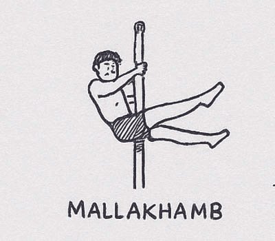 Deporte extraño número 2 - Mallakhamb