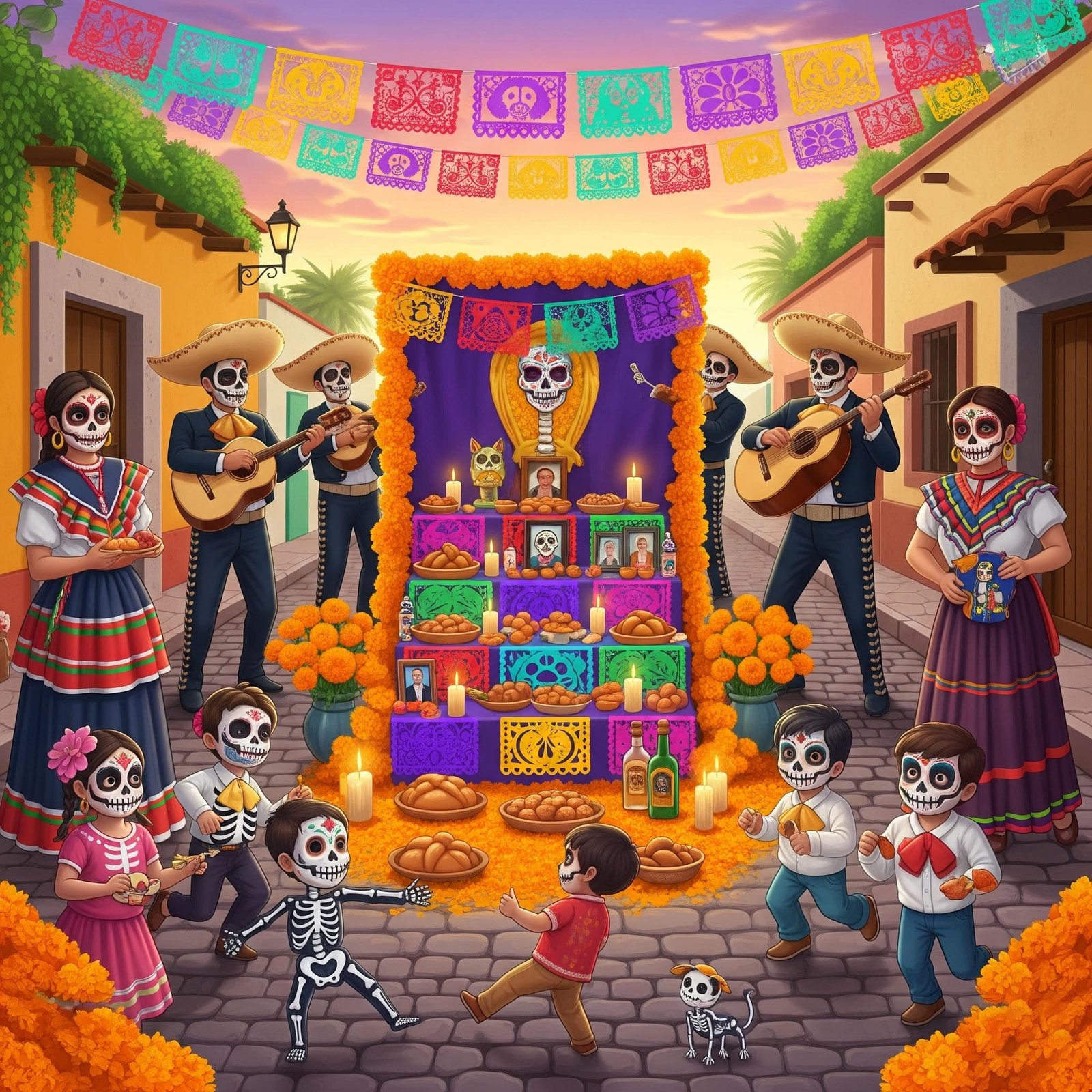 Hábitos culturais curiosos - Dia dos Mortos (México)