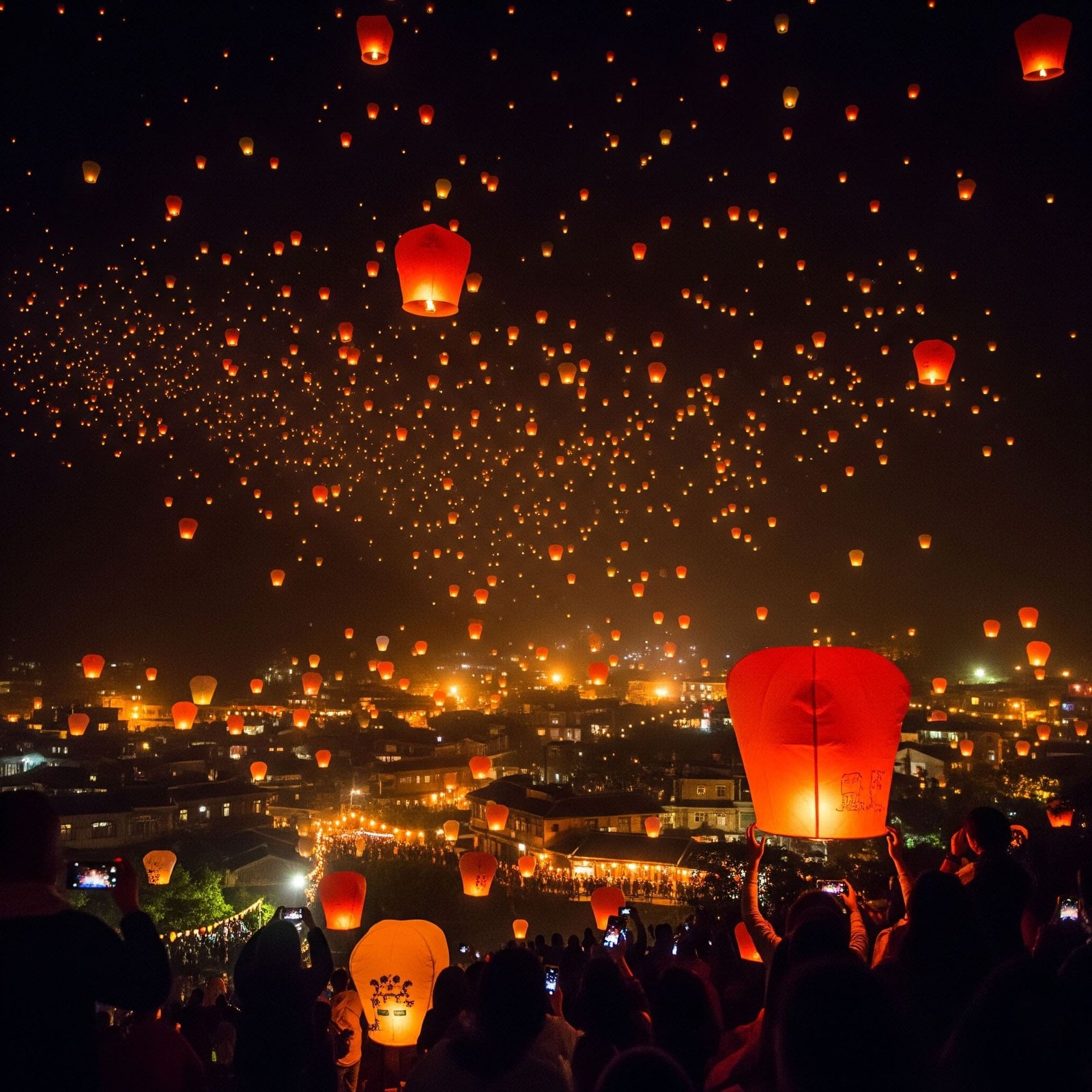 Hábitos culturais curiosos - Festival das Lanternas em Taiwan
