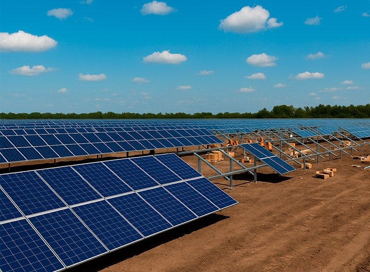 How to build a solar power plant