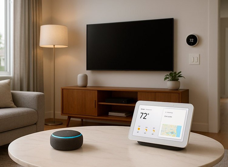 How to use virtual assistants integrated into home devices for energy savings and productivity